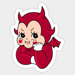 Devil Baby Doll Sticker